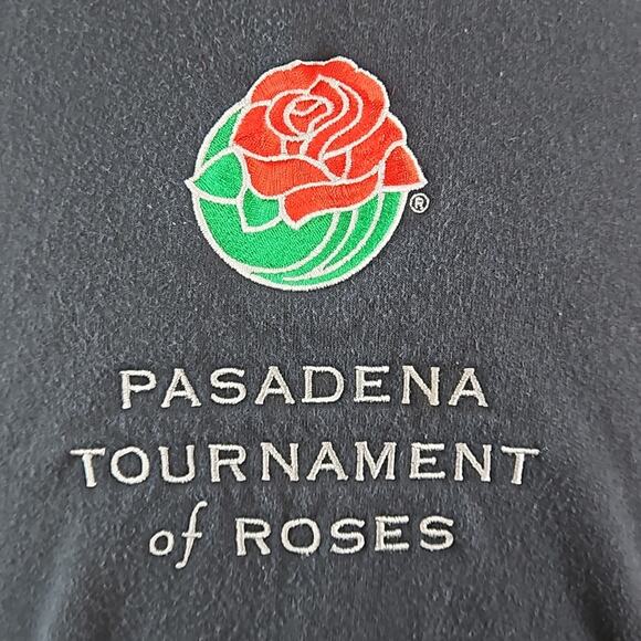 eXO Sports x Rose Bowl Vintage Embroidered Black Sweatshirt | Men's Small - Picture 6 of 16